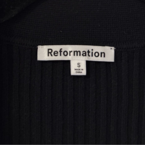 Valentina Ribbed Open Cardigan by Reformation - Picture 9 of 9